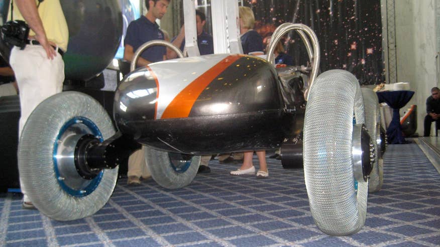 At the NASA Booth